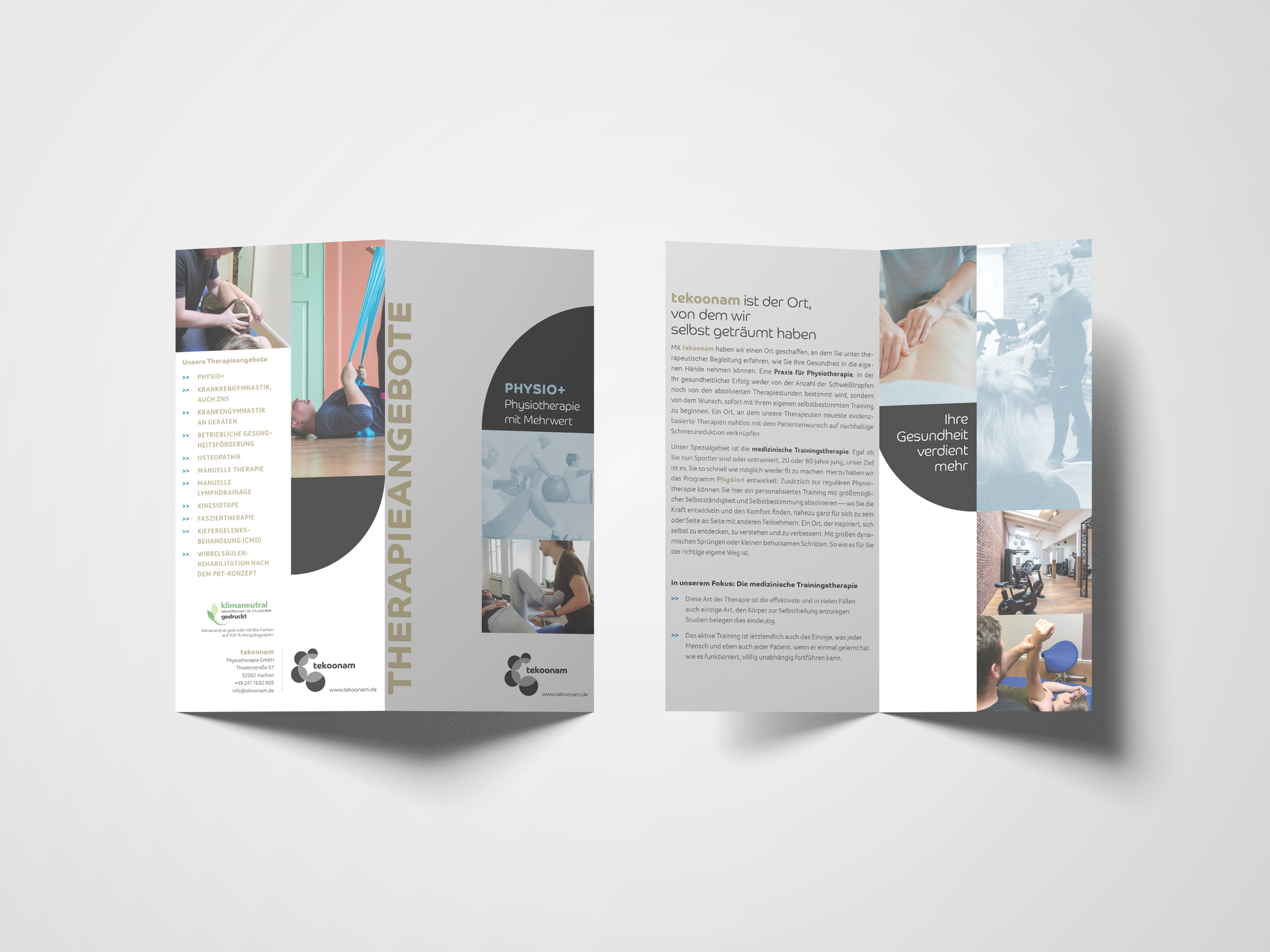 Flyer Therapieangebote